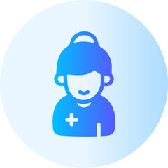 nurse gradient icon