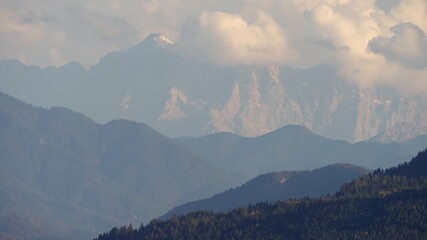 Majestic mountain views captured from stunning vantage points throughout a clear afternoon in the countryside - Powered by Adobe