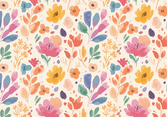 Beautiful romantic flower patterns banner on dark background