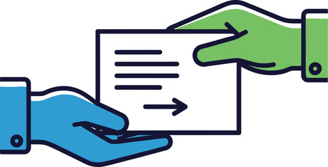 Engineering Teamwork Icons Collaboration Meeting Project Discussion Handoff.