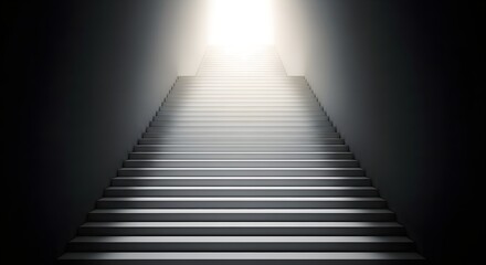 Stairway to Heaven Conceptual Image, Steps Leading to Light.
