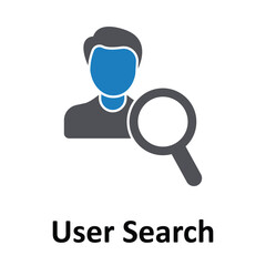 User Search Vector Icon which can easily modify or edit