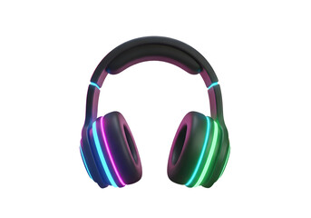 headphones isolated on white