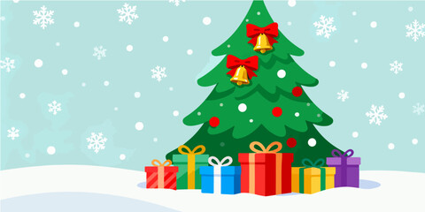 Christmas Festival Background Image