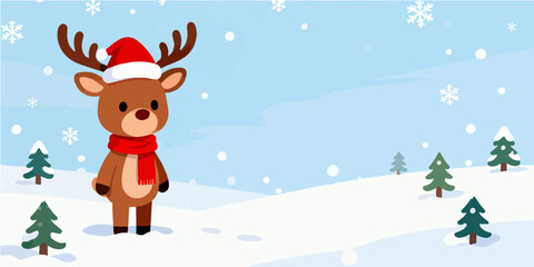 Fototapeta premium Christmas Festival Background Image