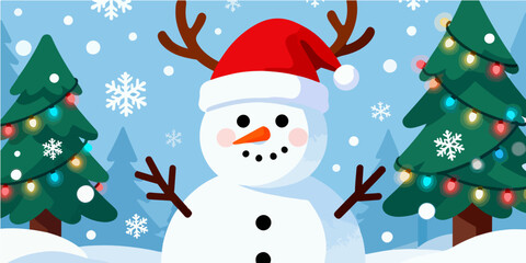 Christmas Festival Background Image