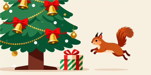 Christmas Festival Background Image