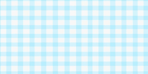 Soft pastel blue and white plaid pattern with a gentle gradient effect creating a calming and serene visual texture
