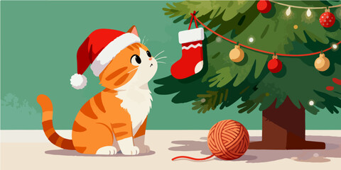 Christmas Festival Background Image