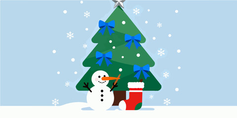 Christmas Festival Background Image