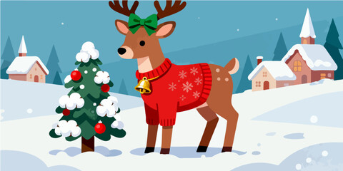 Christmas Festival Background Image