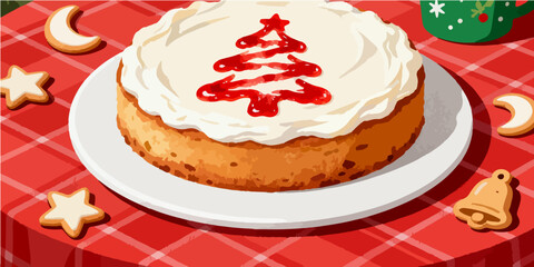 Christmas Festival Background Image