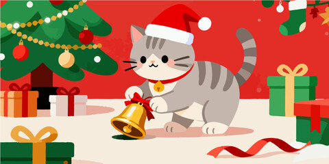 Christmas Festival Background Image