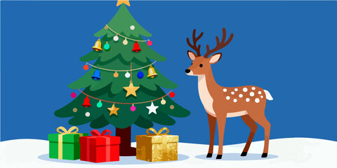 Christmas Festival Background Image
