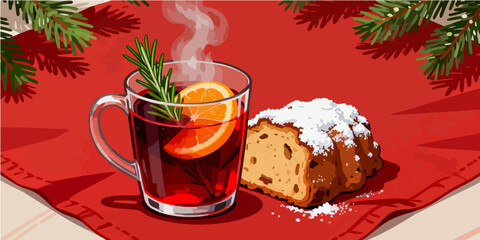 Christmas Festival Background Image