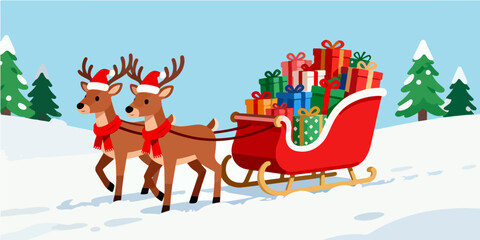 Christmas Festival Background Image