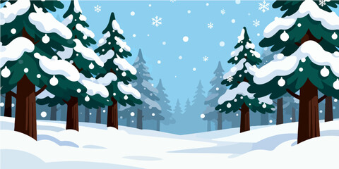 Naklejka premium Christmas Festival Background Image