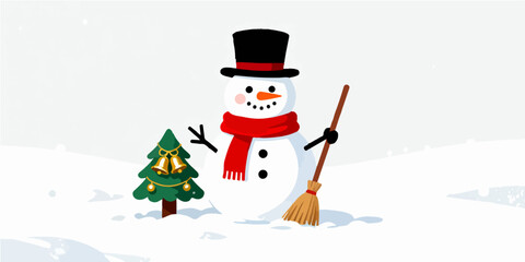 Christmas Festival Background Image