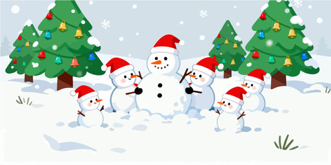 Christmas Festival Background Image