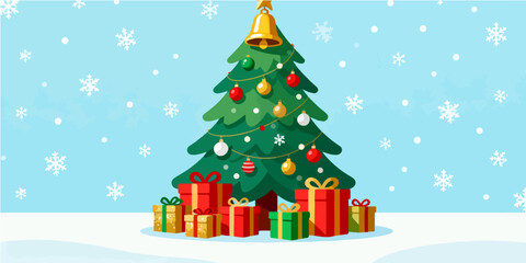 Christmas Festival Background Image