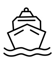 Collection of sea icons Summer, ocean, water, fish, vacation, underwater, island, tour, climate, pollution, tourism, anchor, waves, ship sign set.