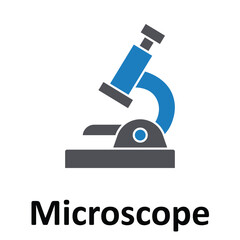 Microscope Vector Icon which can easily modify or edit