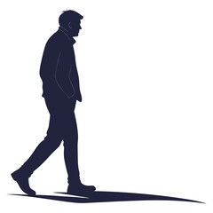 silhouette of a man