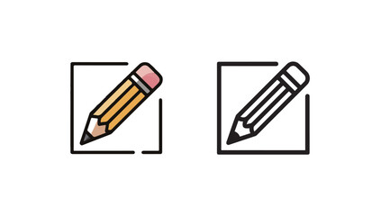 Edit icon set, Pencil icon vector, simple pencil  icon, Vector illustration EPS 10.