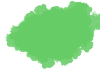 Abstract light green blob shape on black background illustration design