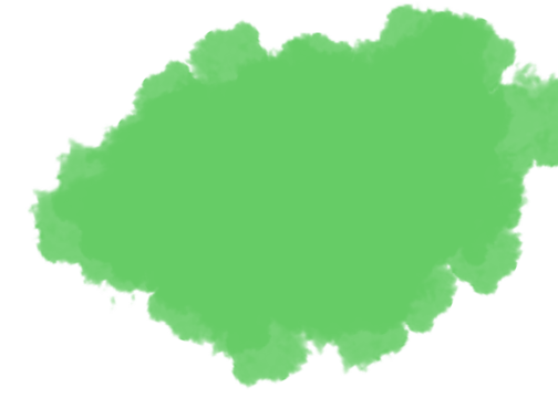 Abstract light green blob shape on black background illustration design