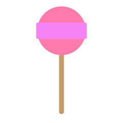 Lollipop Vector Flat Icon Design