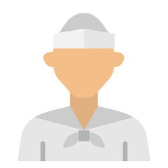 Sailor Vector Flat Icon Design