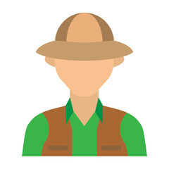 Explorer Vector Flat Icon Design