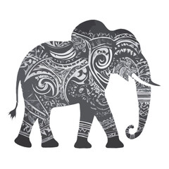 elephant isolated on white background