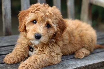 Adorable Mini Goldendoodle Puppy: The Perfect Cute Companion for Your Home