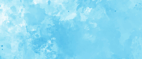 Bright painted sky blue watercolor background. Watercolor sky background pastel blue clouds. beautiful blue and white texture background. Soft subtle gradient, soft focus , sky, gradient.