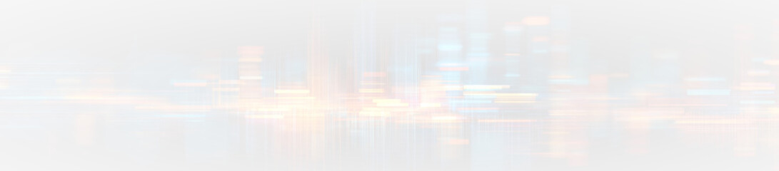 Futuristic neon ray and wave illustration with motion effects, glowing light, abstract blue background, and cyberspace-inspired digital energy design
