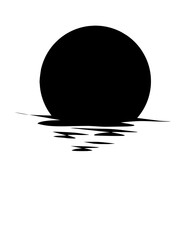 Hand drawn sun on white background, eps vector illustration