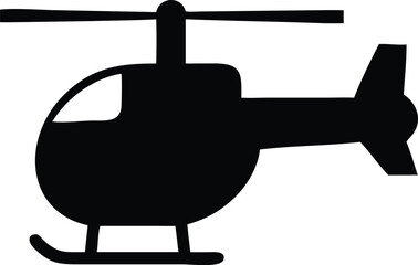 a beautiful helicopter silhouette