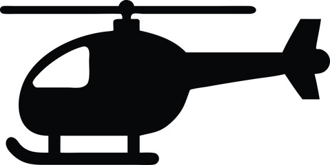 a beautiful helicopter silhouette
