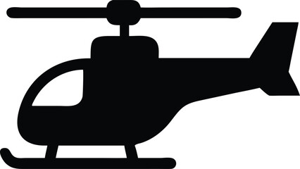 a beautiful helicopter silhouette