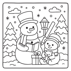 cute candle with holly bold & easy cute christmas coloring page, Whimsical Gingerbread House Coloring Pages for Kids & Adults, Christmas Coloring Pages, bold & easy cozy winter coloring book pages,