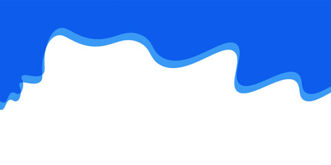 Modern poster fresh milk with splashes on a background. Vector illustration in flat minimalistic style. A poster for advertising dairy products.