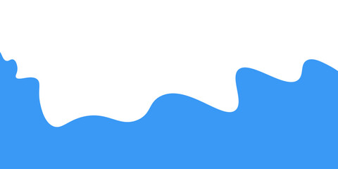 Modern poster fresh milk with splashes on a background. Vector illustration in flat minimalistic style. A poster