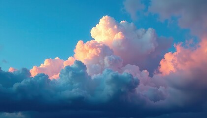 Dense, dark smoke clouds obscuring a bright blue sky , haze, warming, global