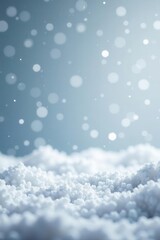 White snow confetti with silver glitter, sparkling backdrop, delicate, reflective, background