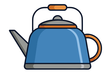 Obraz premium camping kattle on white background