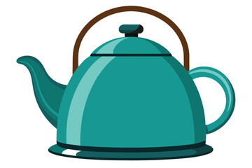 camping kattle on white background