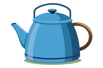 camping kattle on white background 