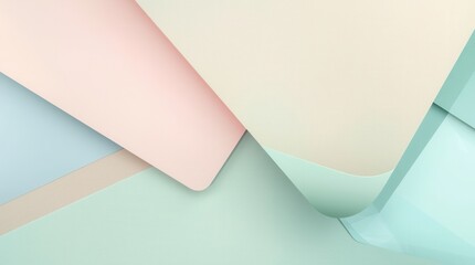 Elegant pastel color palette background for modern designs and creative projects, offering a soft and calming aesthetic with a touch of sophistication